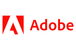 Adobe corporate - eCommerce and Digital Marketing partner logo and link to adobe.com home
