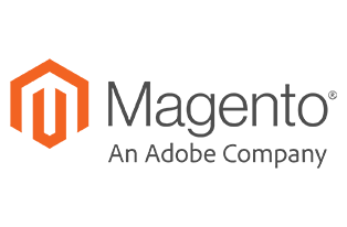 Magento - eCommerce and Digital Marketing partner logo and link to magento.com home