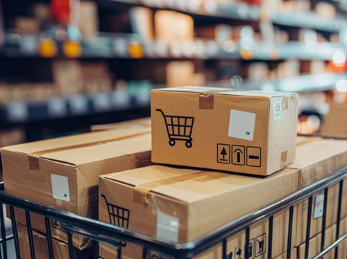 An e-commerce startup in a developing country working to bring their products to international markets, leveraging online tools and global shipping solutions.